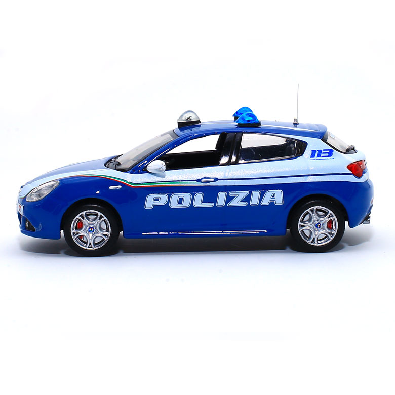 Modellino Auto Alfa Romeo Giulietta Polizia Stradale 1959 1/43 Edicola