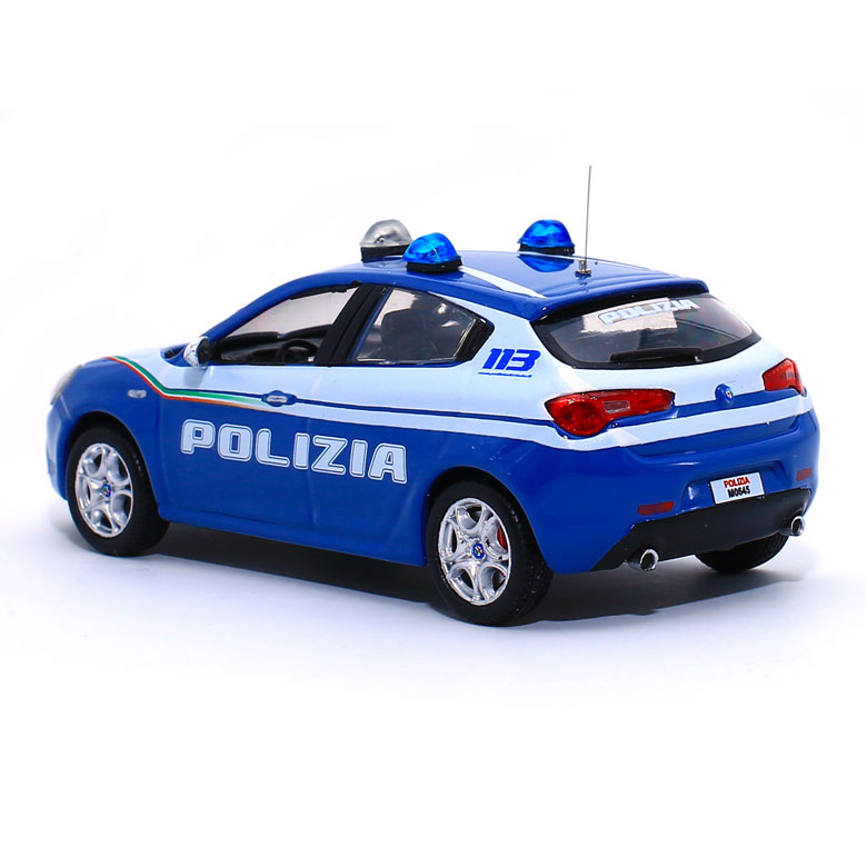 modellino auto polizia Alfa Romeo Giulietta