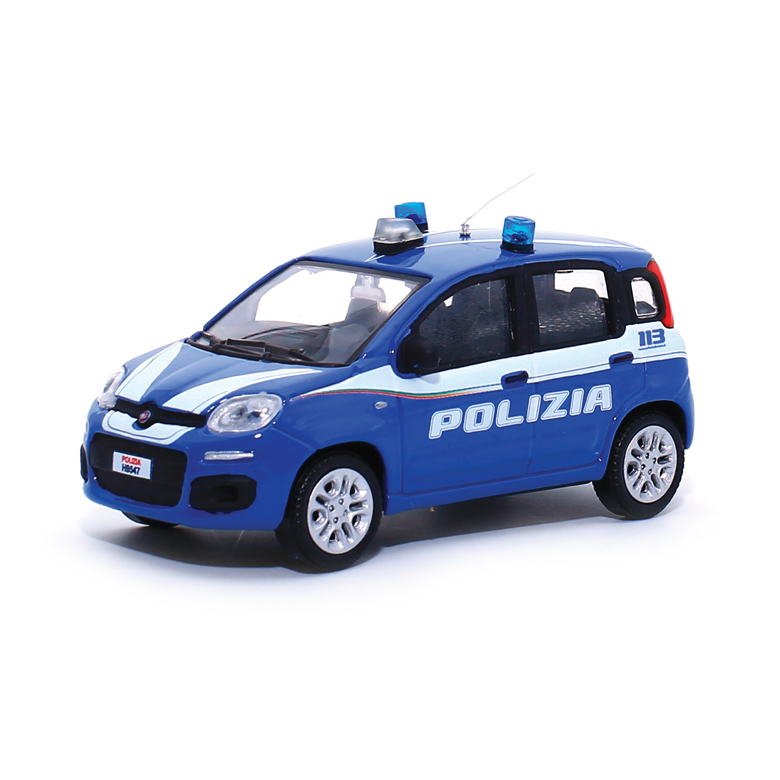 fiat panda modellino polizia