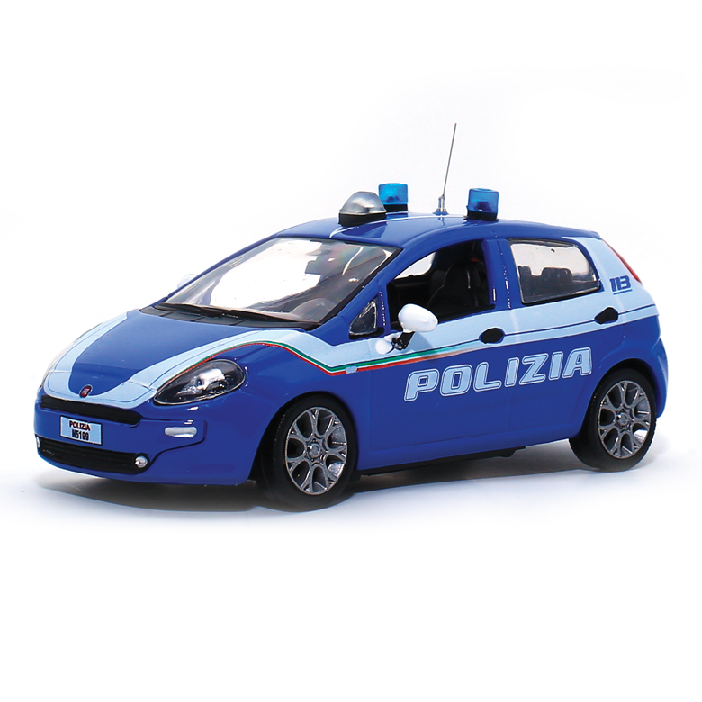 modellino fiat punto polizia