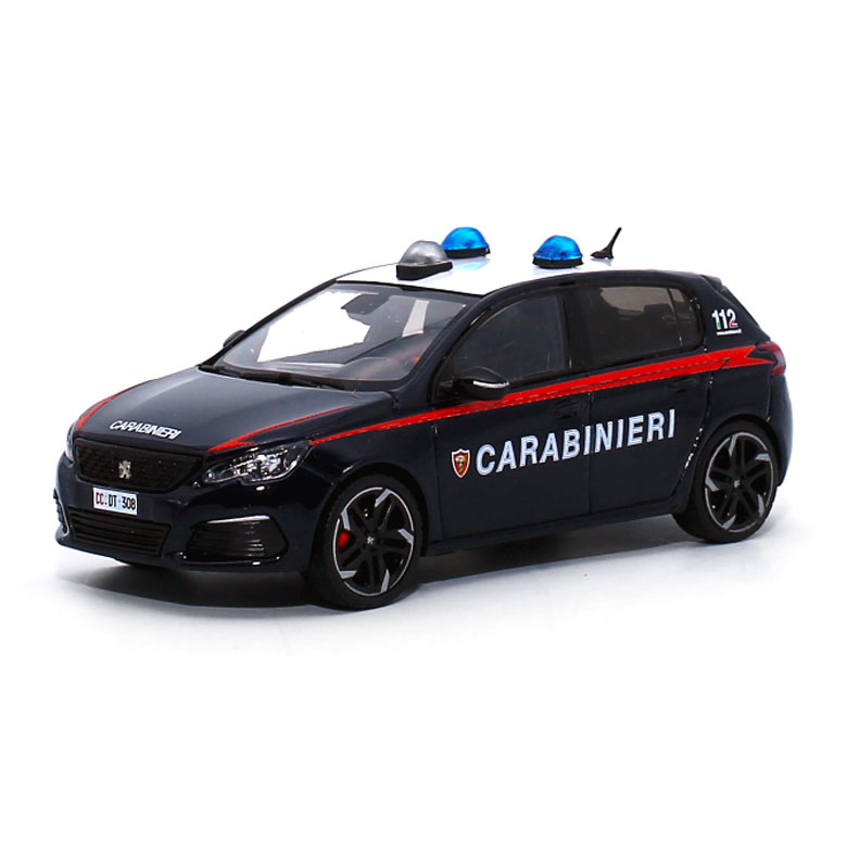 modellino peugeot 308 carabinieri
