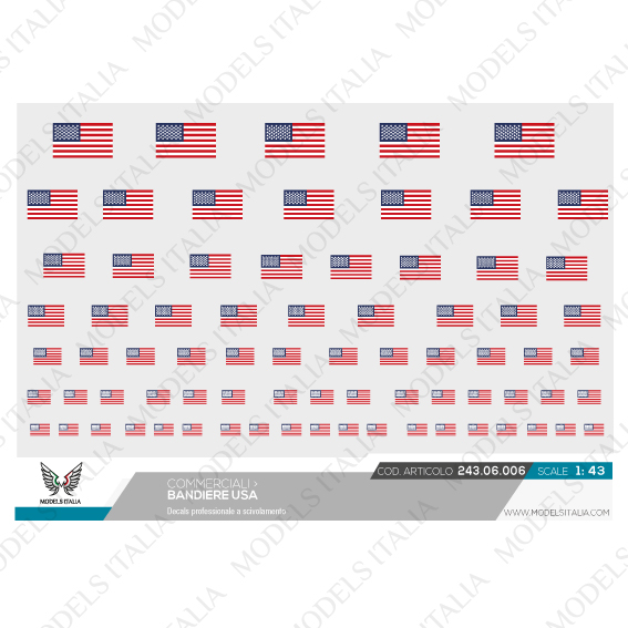 decals bandiere USA